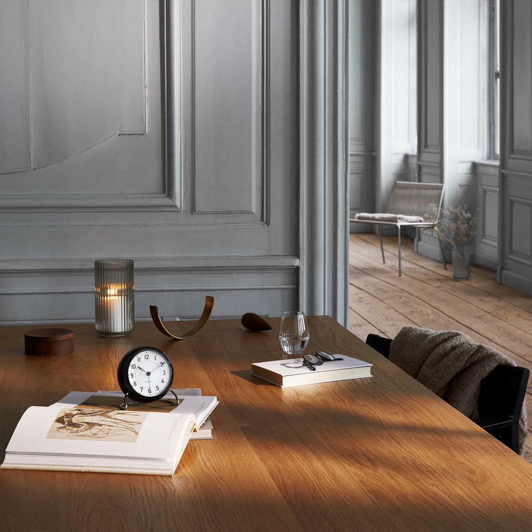 Arne Jacobsen Station Table Clock, | Clock | Comosum