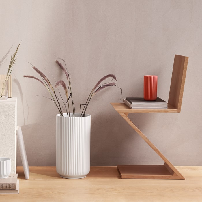 Lyngby Porcelain White Vases