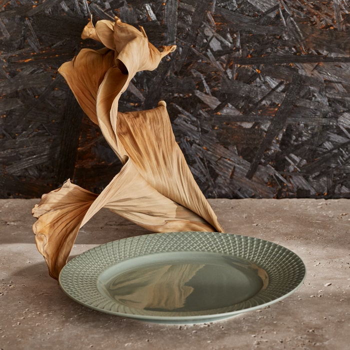 Lyngby Porcelæn Rhombe Earth Plate