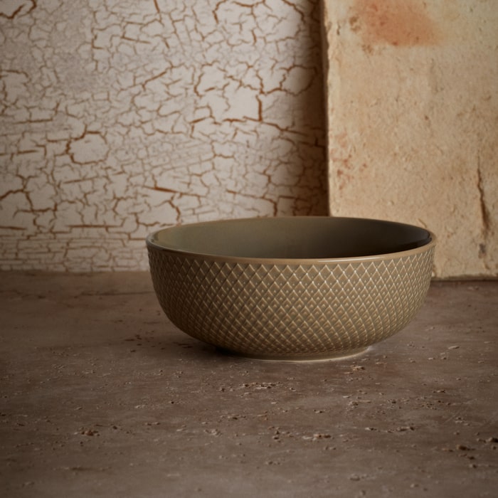 Lyngby Porcelæn Rhombe Earth Bowl