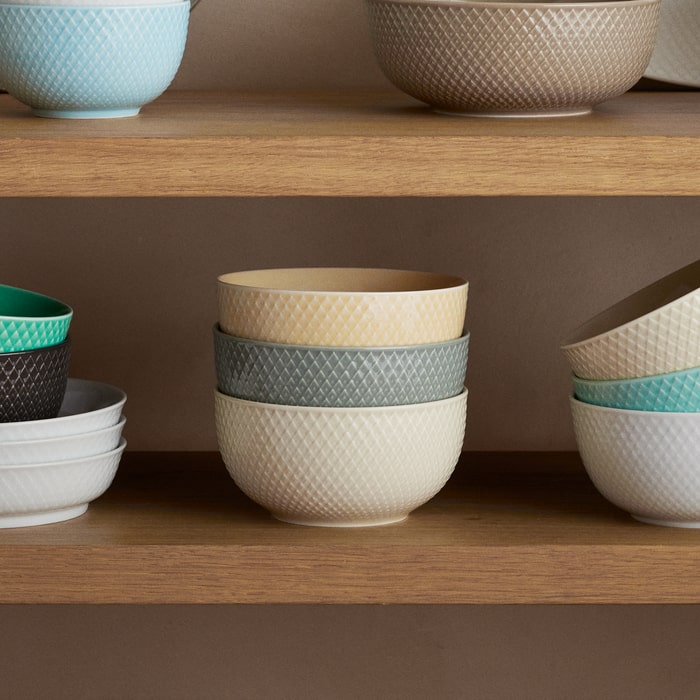 Lyngby Porcelæn Rhombe Earth Bowl