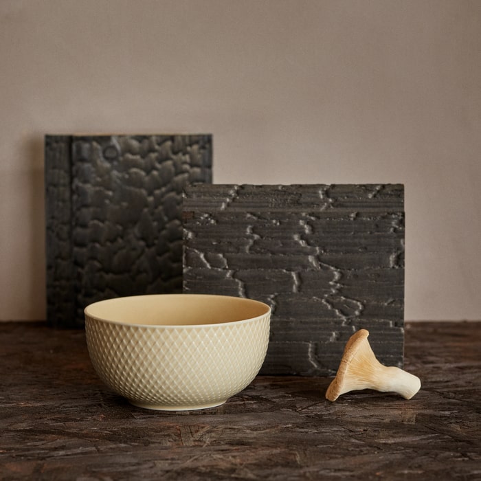 Lyngby Porcelæn Rhombe Earth Bowl