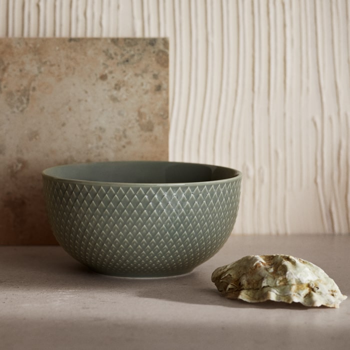 Lyngby Porcelæn Rhombe Earth Bowl