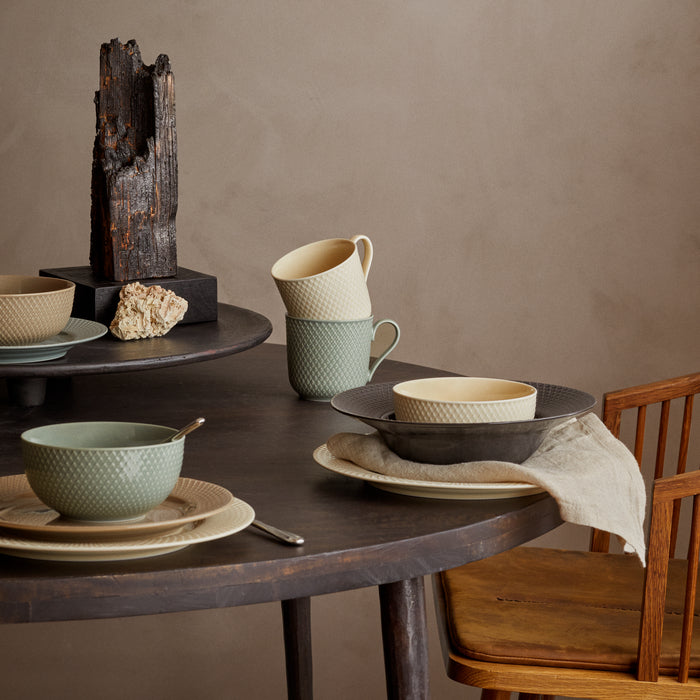 Lyngby Porcelæn Rhombe Earth Plate