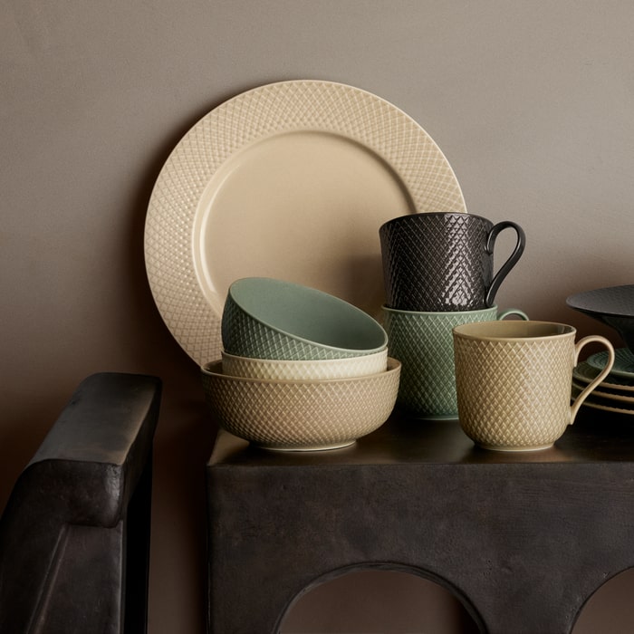 Lyngby Porcelæn Rhombe Earth Bowl