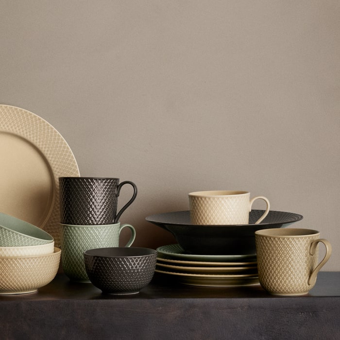 Lyngby Porcelæn Rhombe Earth Bowl