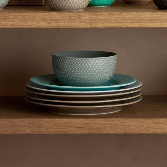 Lyngby Porcelæn Rhombe Earth Bowl