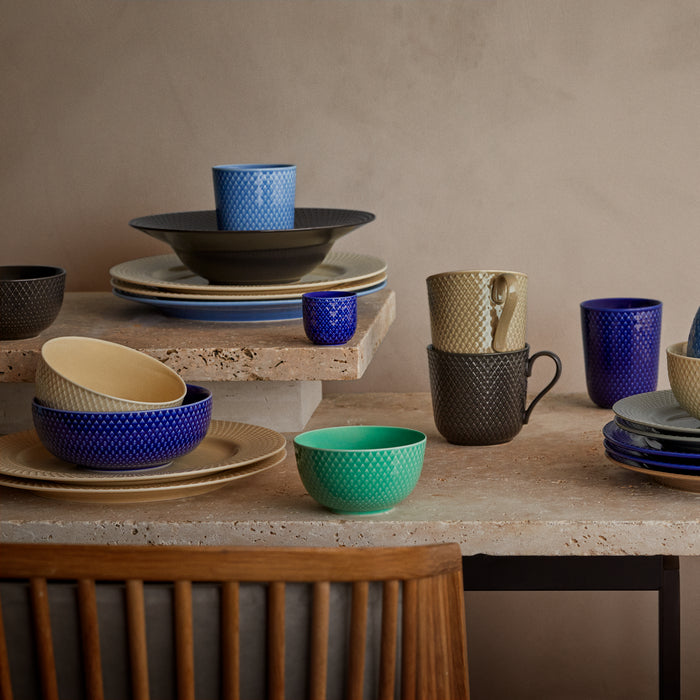 Lyngby Porcelæn Rhombe Earth Plate