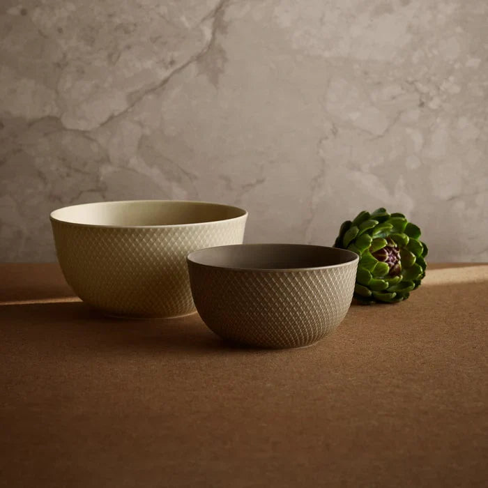 Lyngby Porcelæn Rhombe Earth Serveware