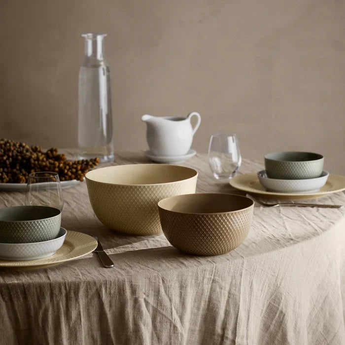 Lyngby Porcelæn Rhombe Earth Serveware