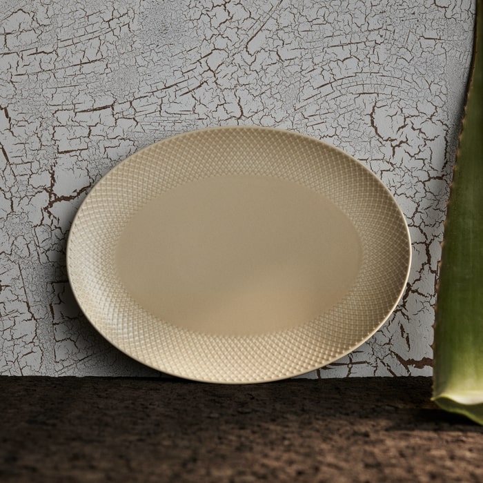 Lyngby Porcelæn Rhombe Earth Serveware