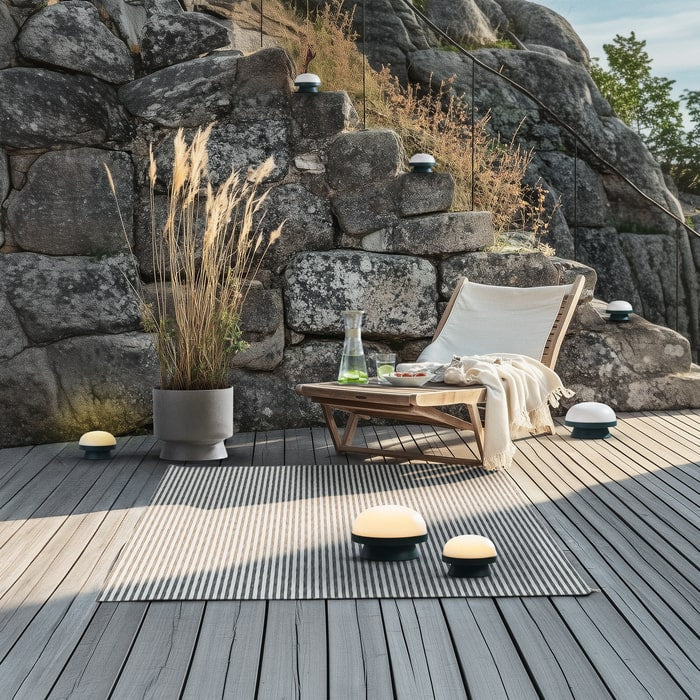 Rosendahl Soft Spot Solar Dots in solar-powered glass, Danish design heritage.