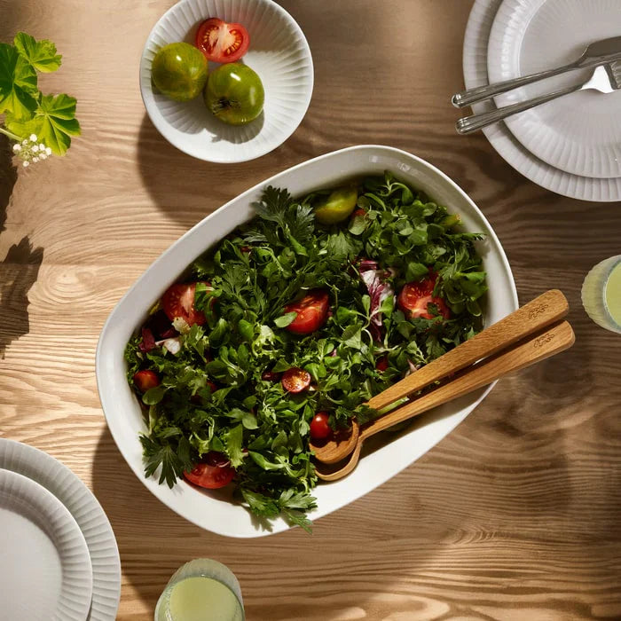 Kähler Hammershøi Ovenproof Dish in stoneware, by Hans-Christian Bauer, B Corp certified Danish ceramic since 1839.