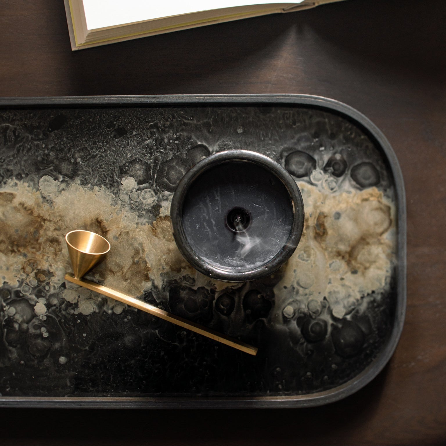 Ethnicraft Organic Valet Tray, FSC-certified solid wood furniture by Belgian brand