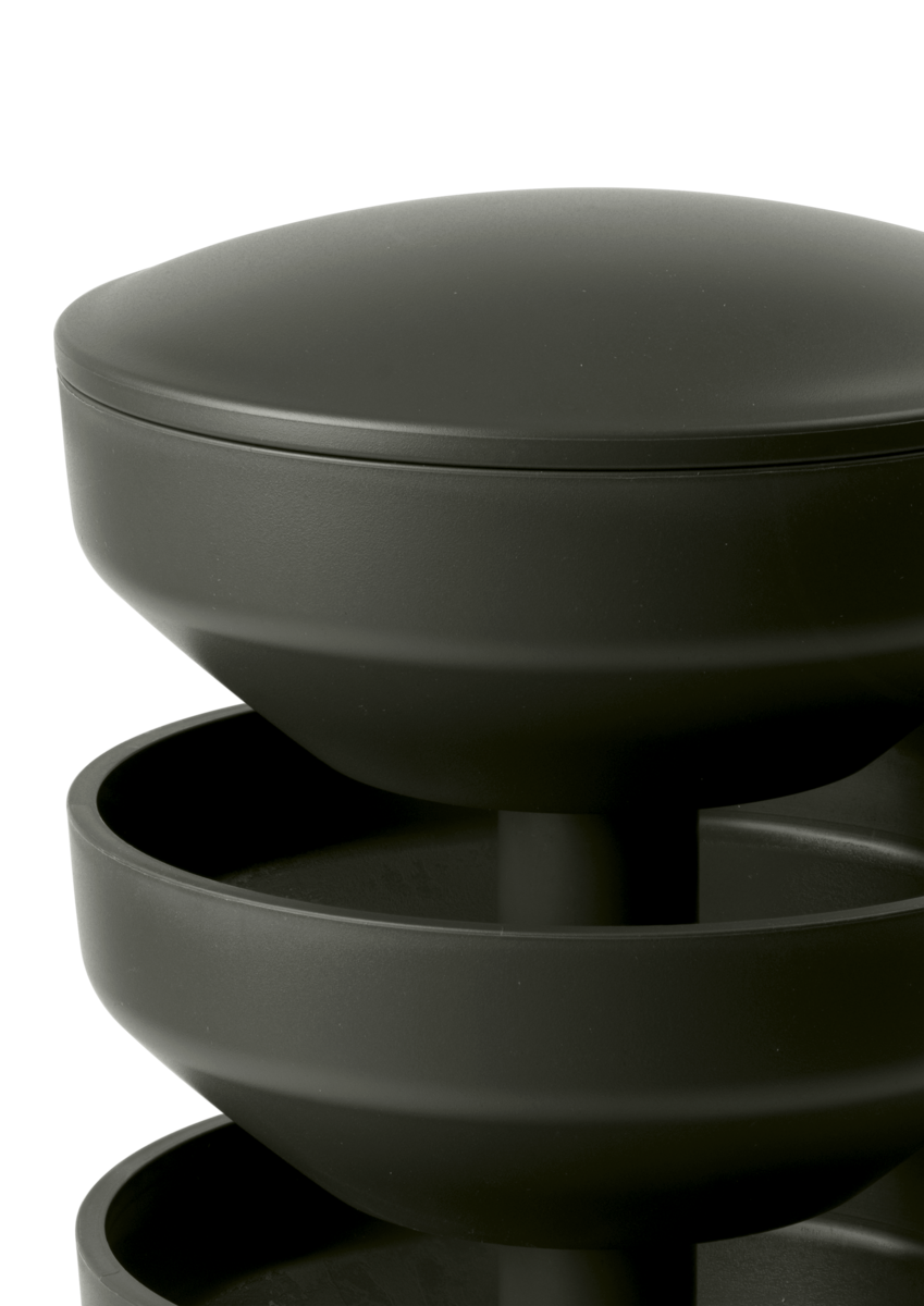 Recycled Bird Feeding Station on Pole