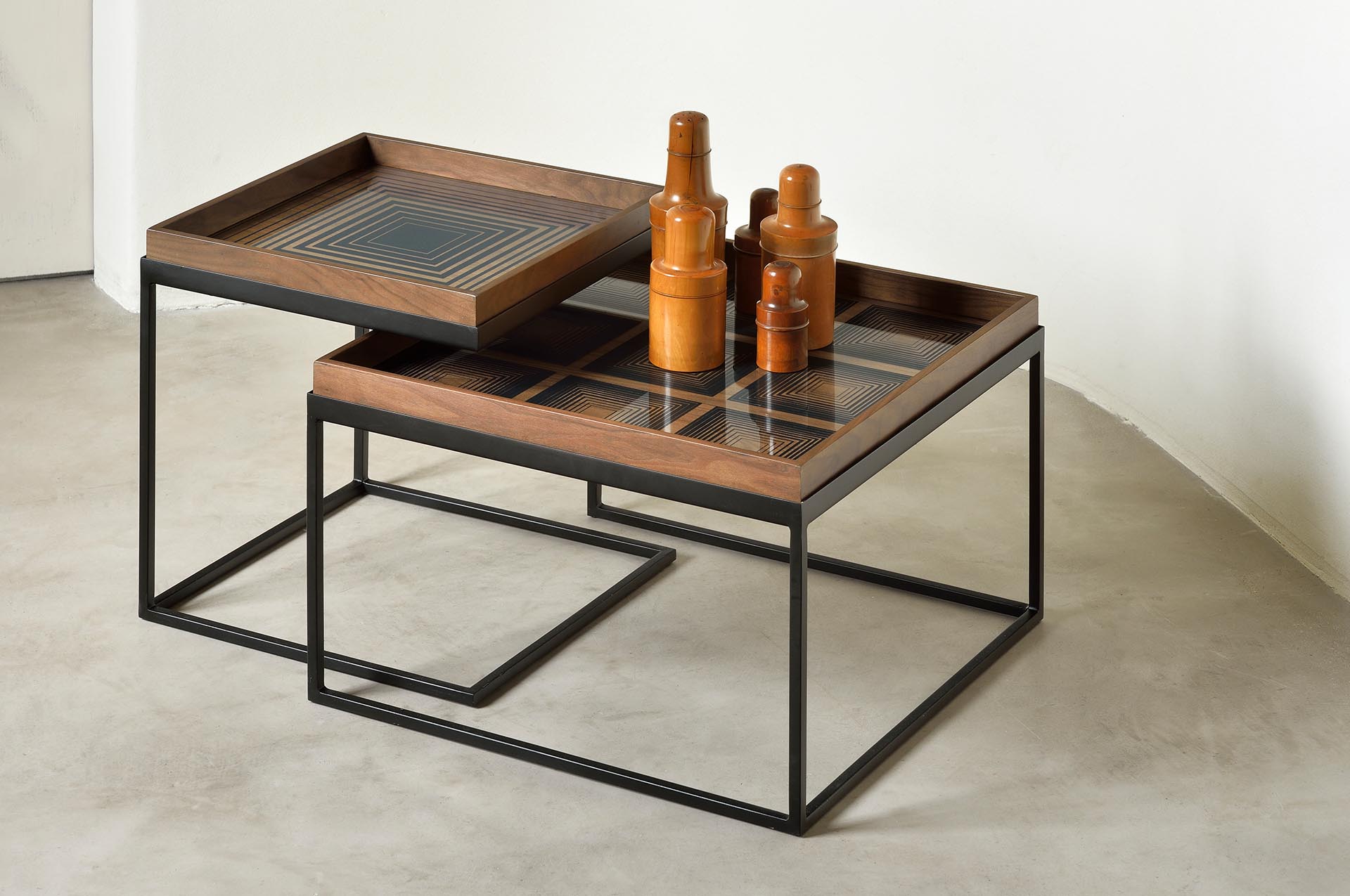 Tray Square Coffee Table Set