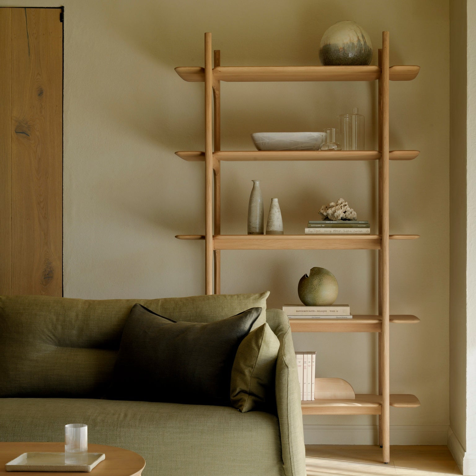 Ethnicraft PI Rack in oak, FSC-certified solid oak
