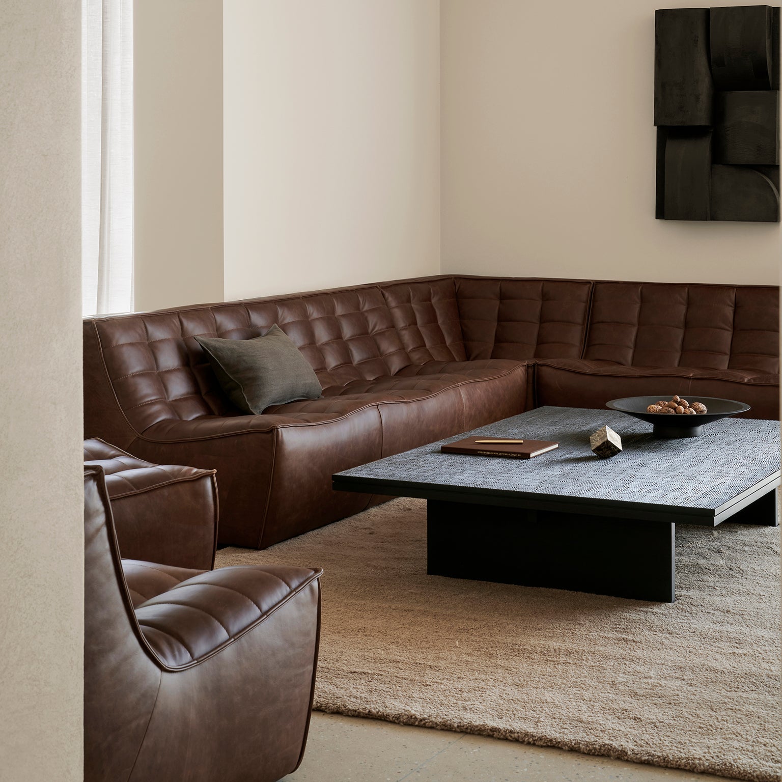 Ethnicraft N701 One Seater, FSC-certified solid wood furniture by Belgian brand