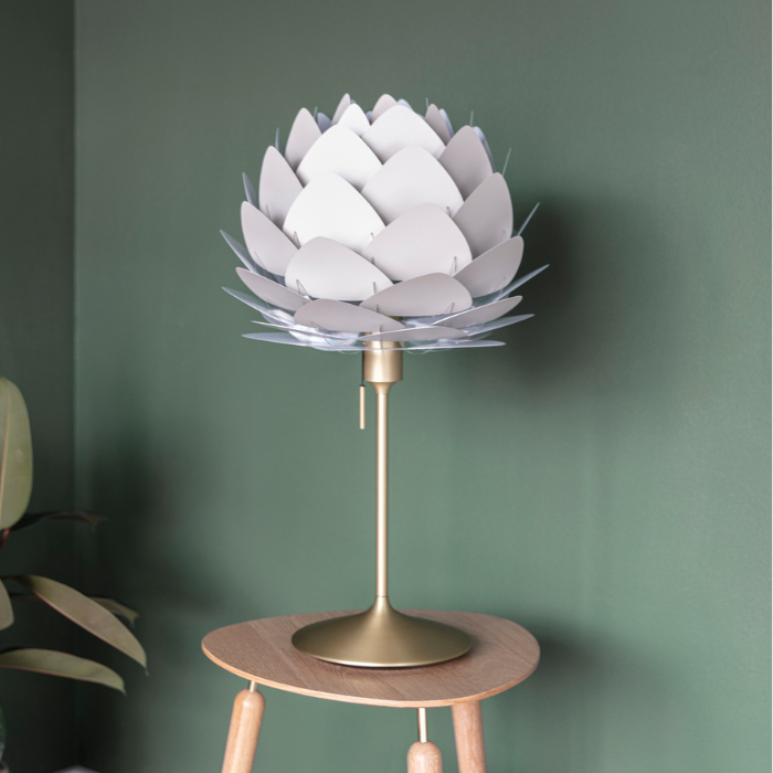 UMAGE Aluvia Mini Santé Table Lamp, Pearl White