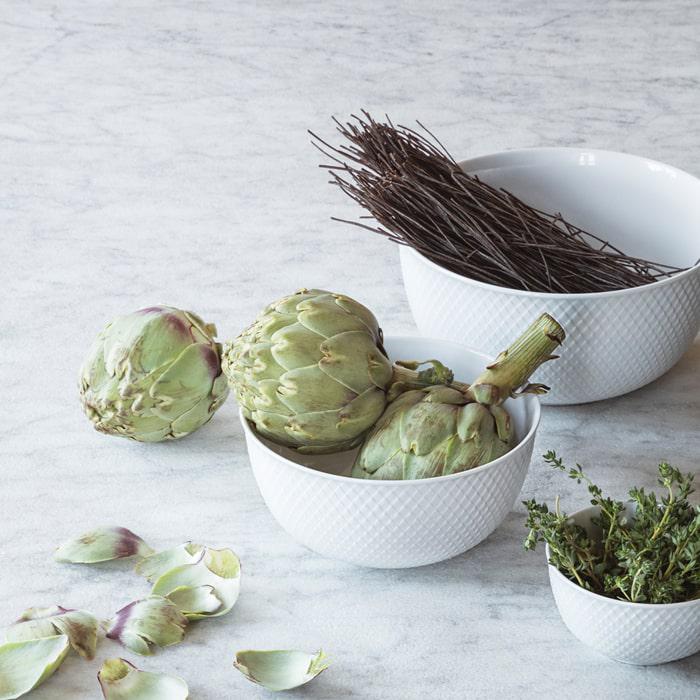 Lyngby Porcelain Rhombe Bowl