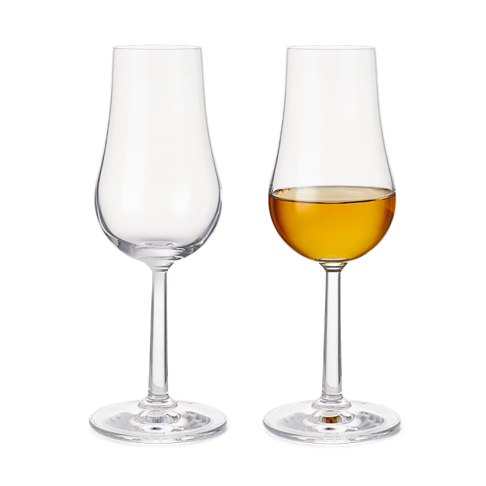 Rosendahl Grand Cru Glassware in mouth-blown glass, designed by Erik Bagger, Danish design heritage.