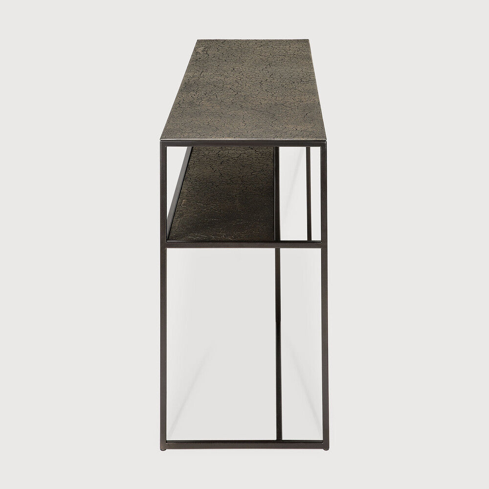 Ethnicraft Pentagon Console, FSC-certified solid wood furniture by Belgian brand