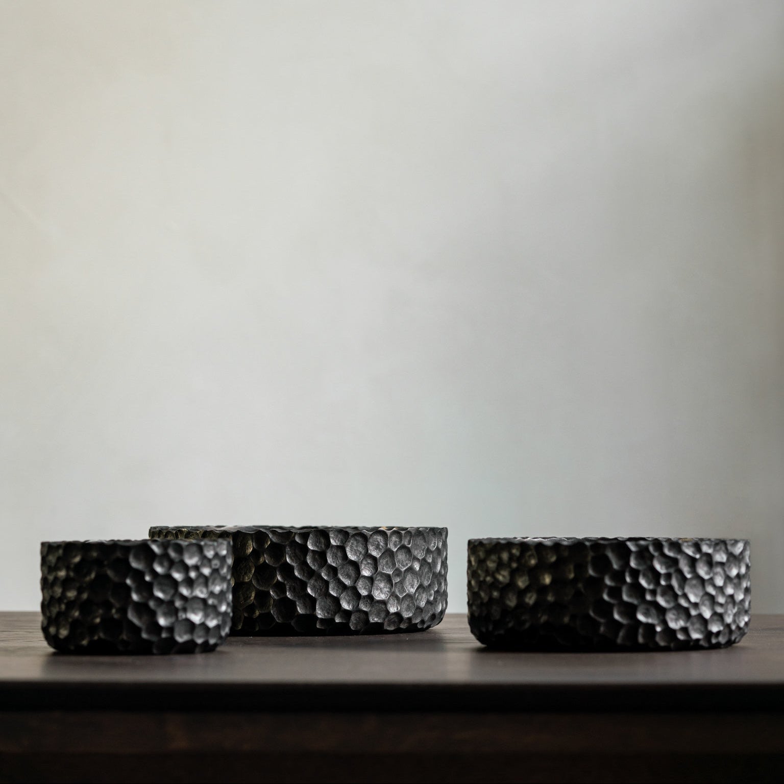 Ethnicraft Chopped Bowl Set, FSC-certified solid wood furniture by Belgian brand