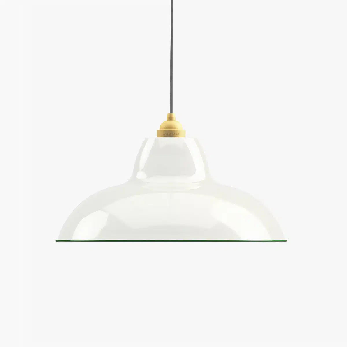 Original 1227 Wide Brass Pendant