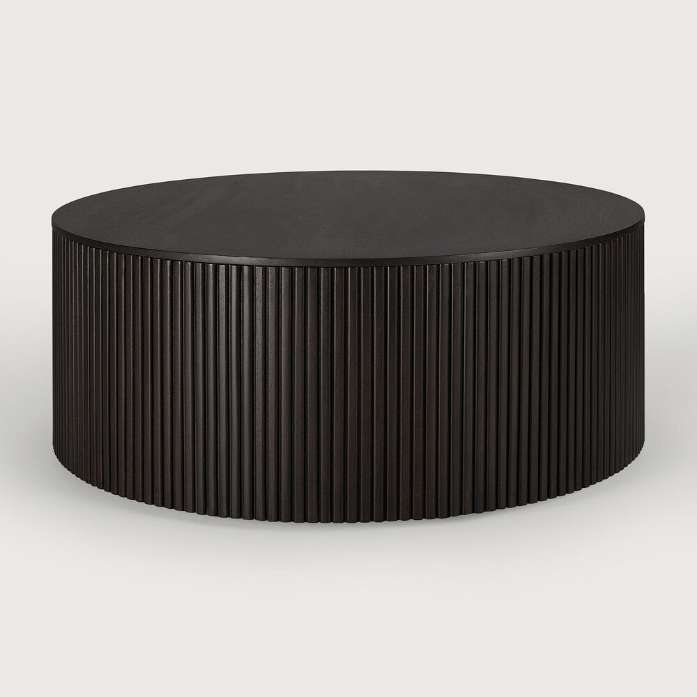 Ethnicraft Roller Max Coffee Table, FSC-certified solid wood furniture by Belgian brand