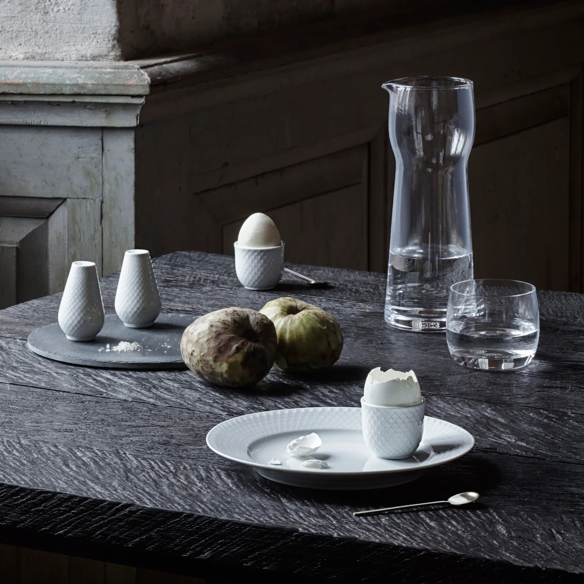 Lyngby Porcelæn Rhombe White Serveware
