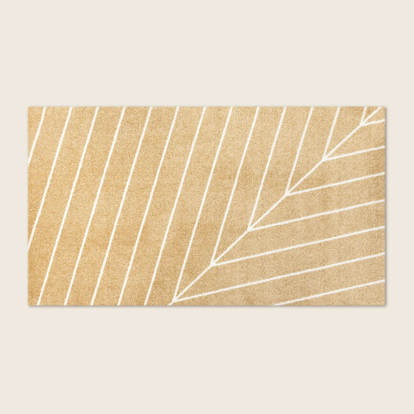 Heymat Eine in Dawn, recycled PET yarn doormat, Norwegian sustainable design