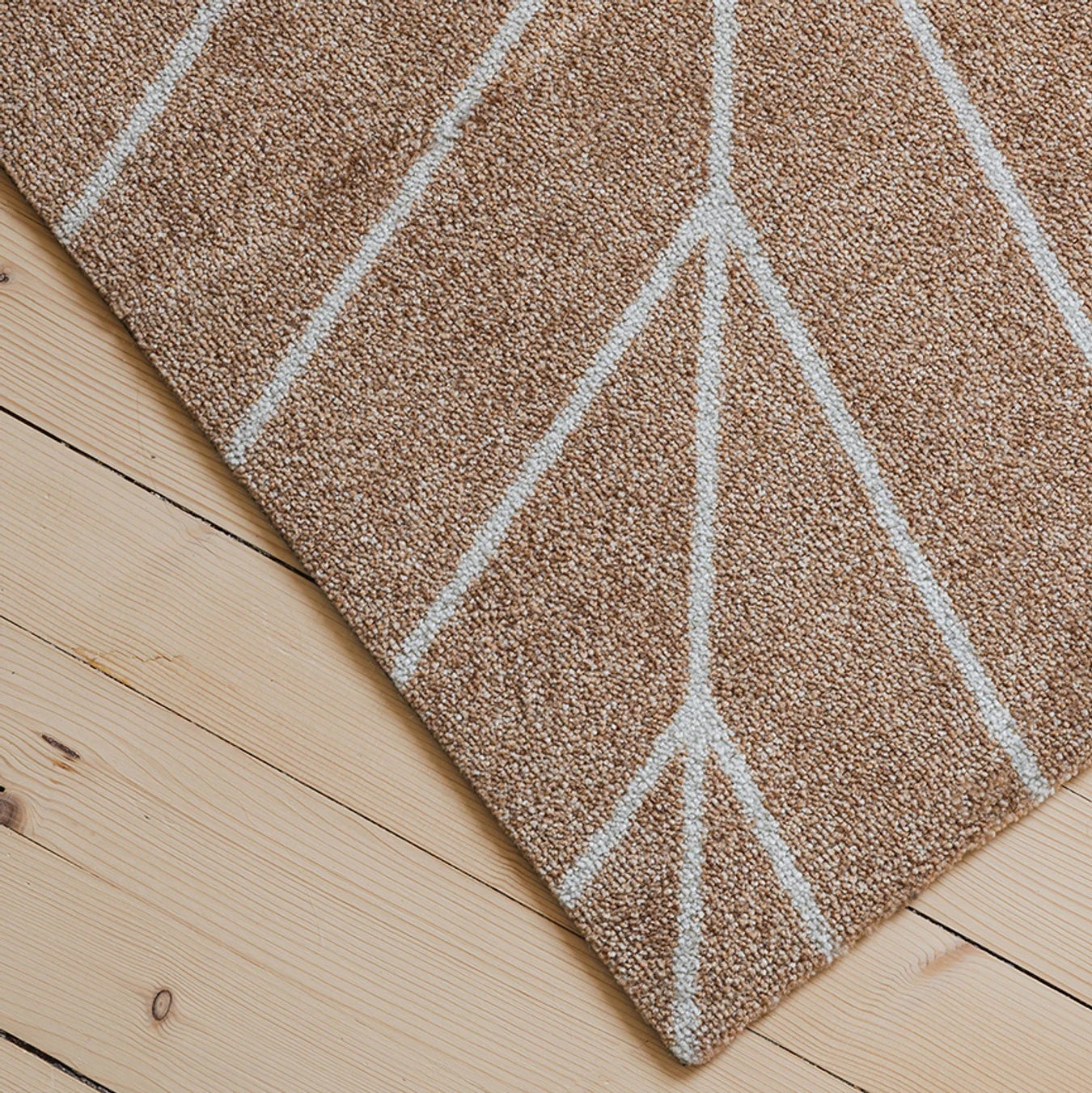 Heymat Eine in Dawn, recycled PET yarn doormat, Norwegian sustainable design