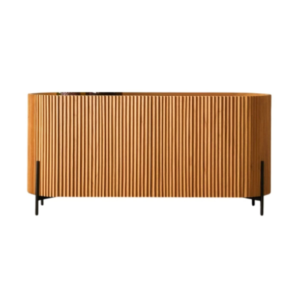 Lou Art Deco Sideboard in Mindi Wood