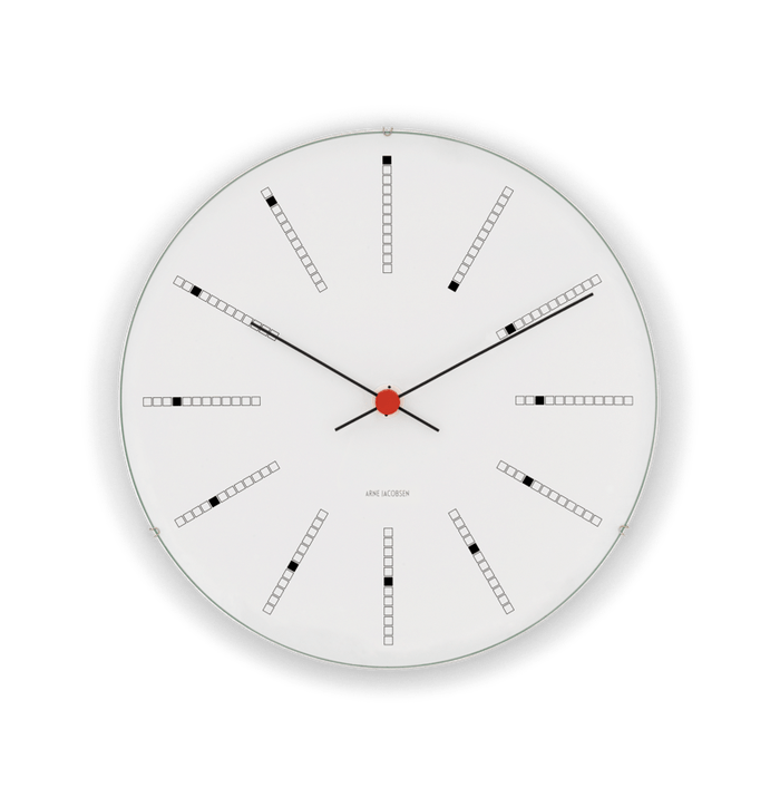 Arne Jacobsen Roman Wall Clock White/Black