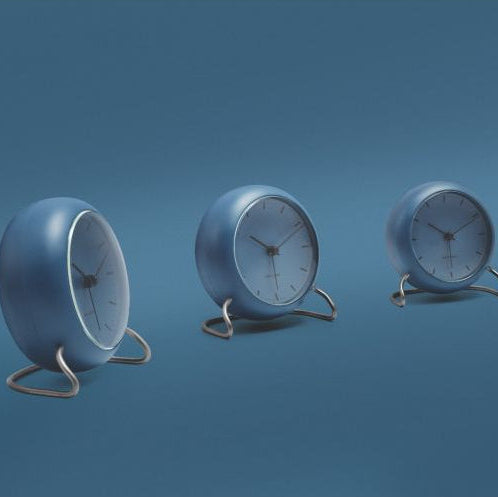 Arne Jacobsen City Hall Table Clock, Ø: 4.3"