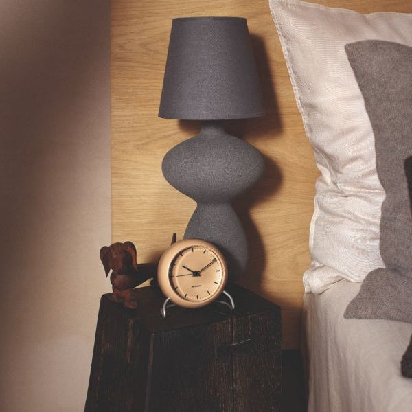 Arne Jacobsen City Hall Table Clock, Ø: 4.3"