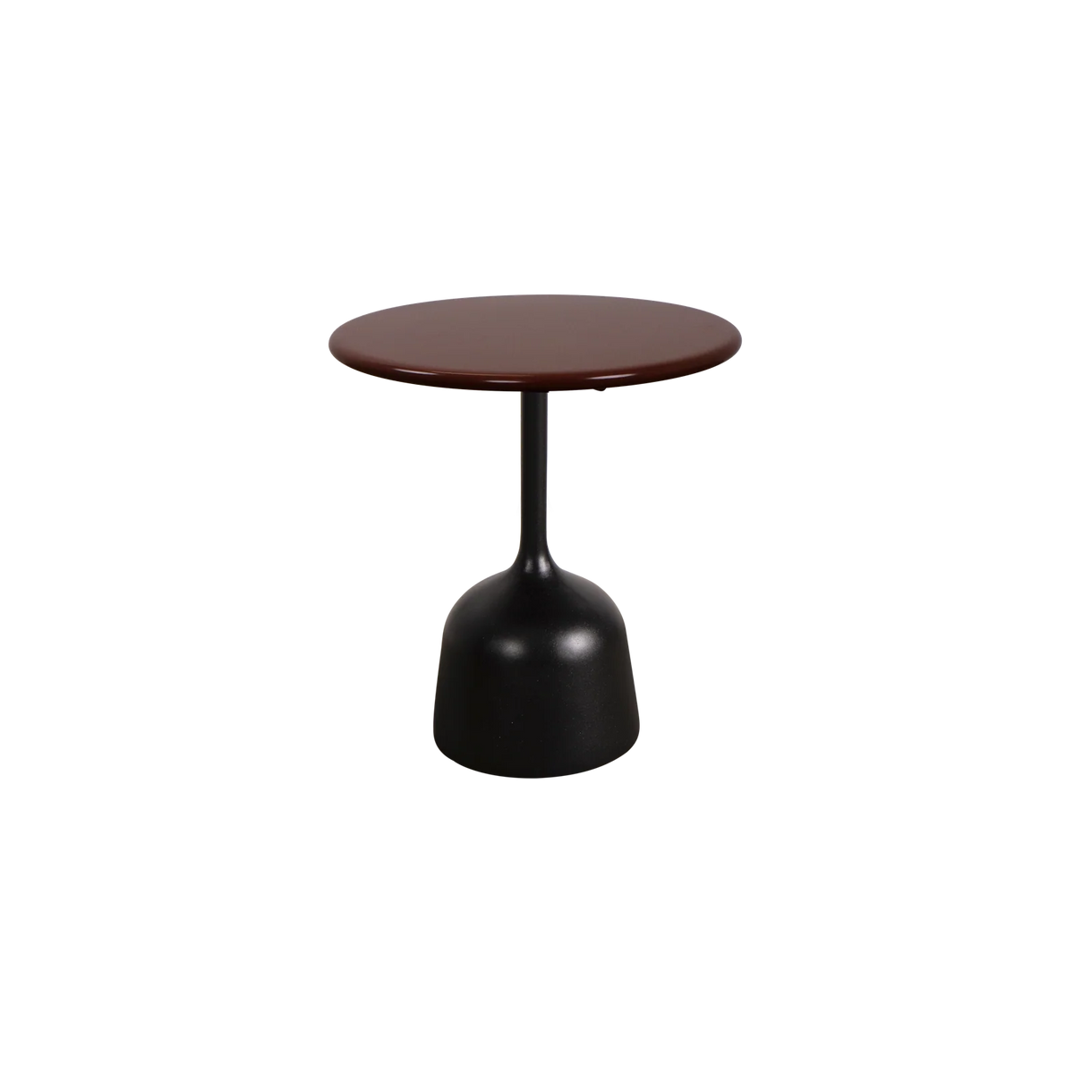 Cane-line Glaze Coffee Table Small in Lava Gray with Burgundy - Semi Glossy table top