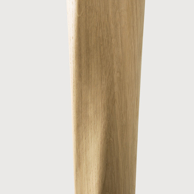 Ethnicraft Torsion Round Dining Table, FSC-certified solid wood furniture by Belgian brand