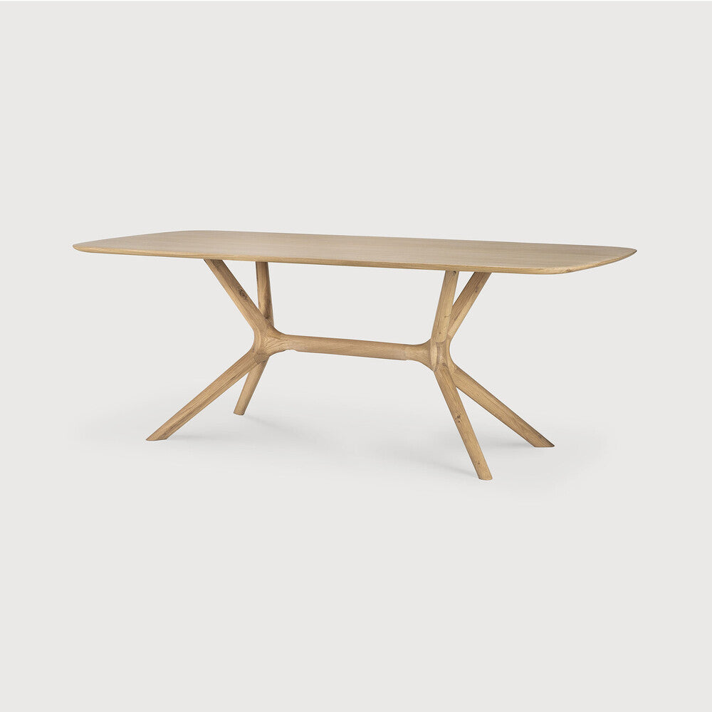 Ethnicraft X Dining Table, FSC-certified solid wood furniture by Belgian brand