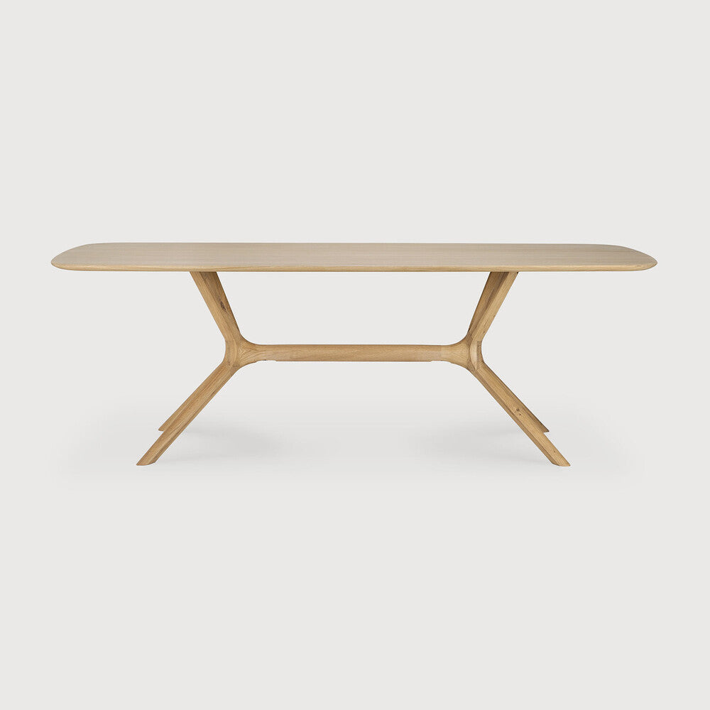 Ethnicraft X Dining Table, FSC-certified solid wood furniture by Belgian brand