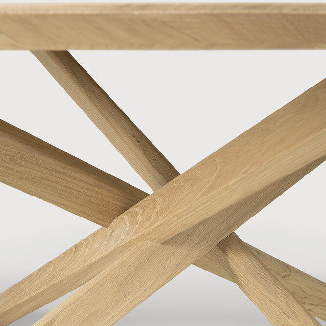 Ethnicraft Mikado Coffee Table, FSC-certified solid wood furniture by Belgian brand