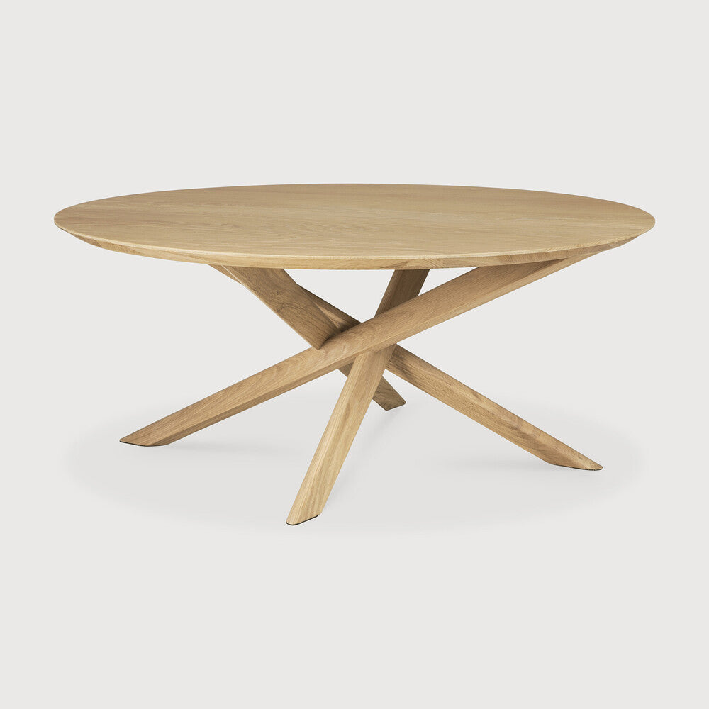 Ethnicraft Mikado Coffee Table, FSC-certified solid wood furniture by Belgian brand