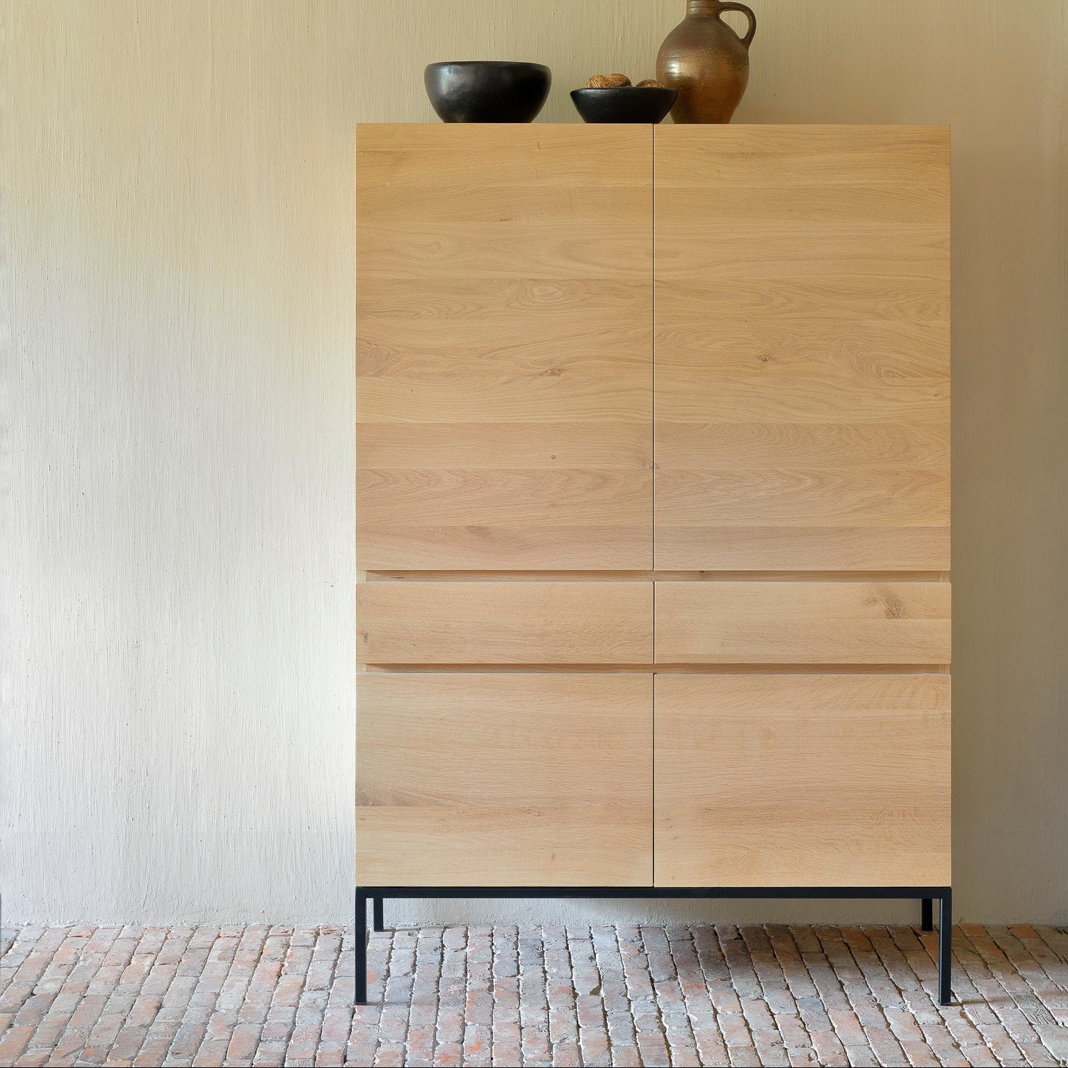 Ethnicraft Ligna Cupboard in oak, FSC-certified solid oak