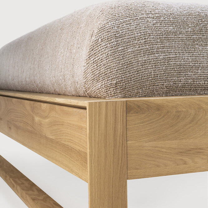 Ethnicraft Nordic II Bed, FSC-certified solid wood furniture by Belgian brand