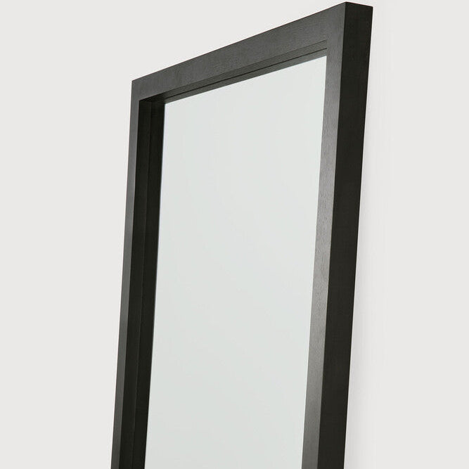 Ethnicraft Light Frame Floor Mirror with bronzed glass and Belgian craftsmanship