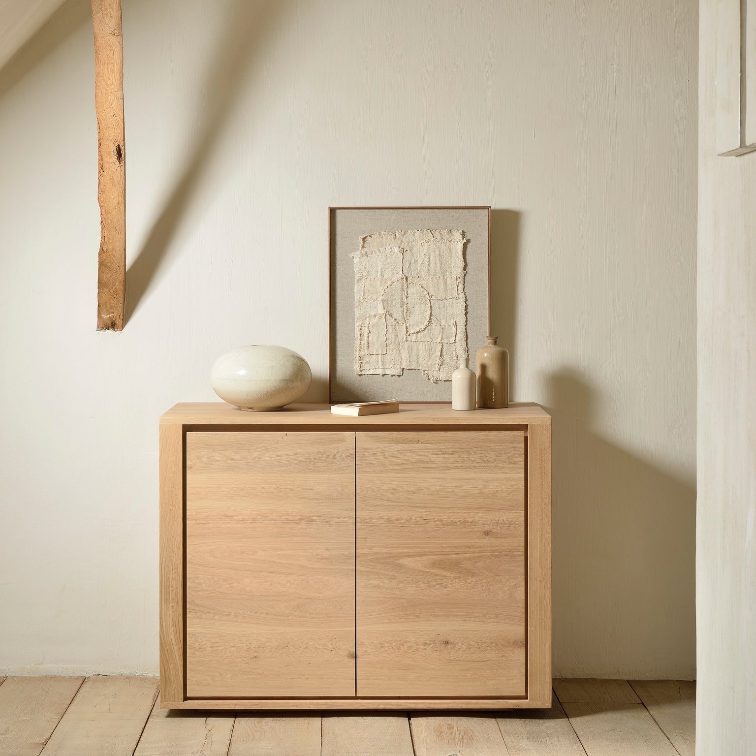 Ethnicraft Shadow Sideboard in oak, FSC-certified solid oak