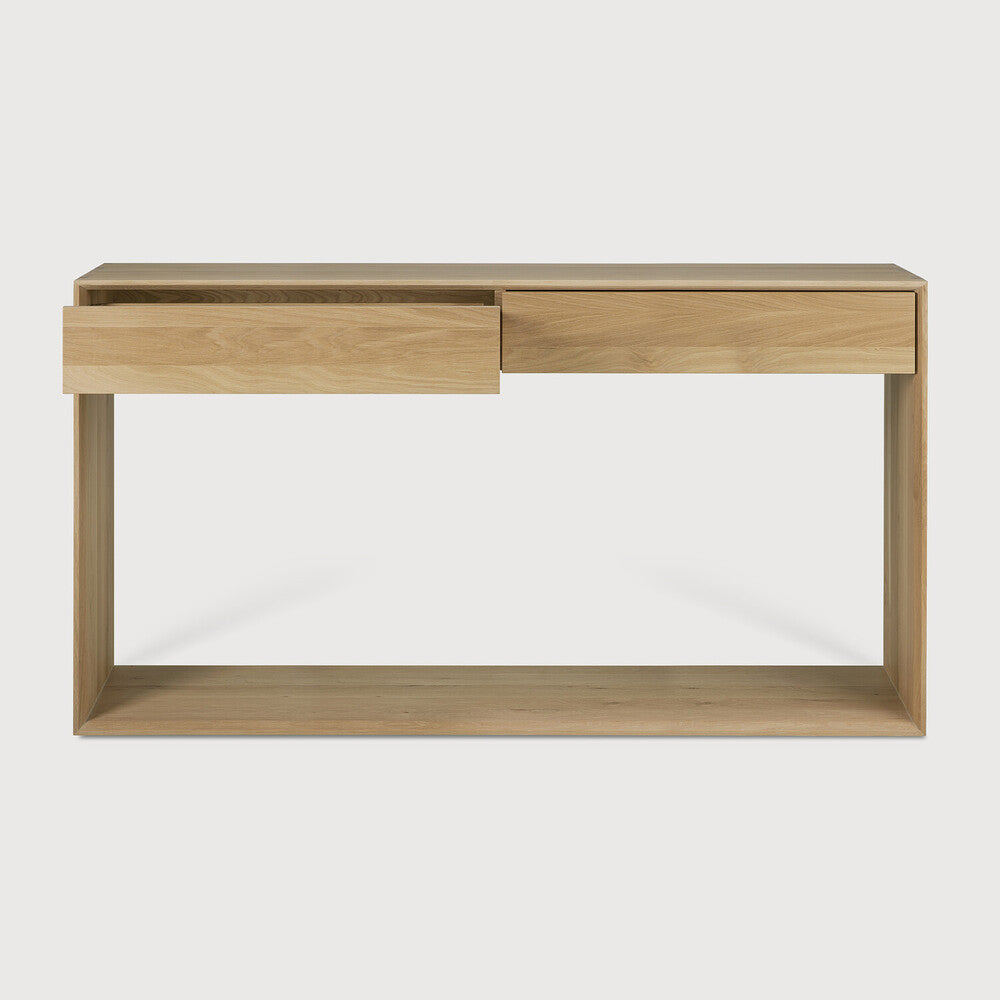 Ethnicraft Nordic Console, FSC-certified solid wood furniture by Belgian brand