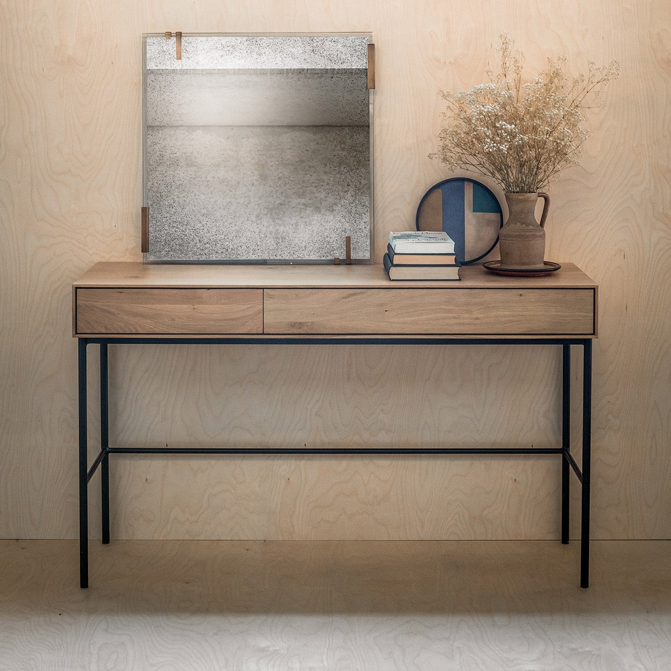Ethnicraft Whitebird Desk, FSC-certified solid wood furniture by Belgian brand