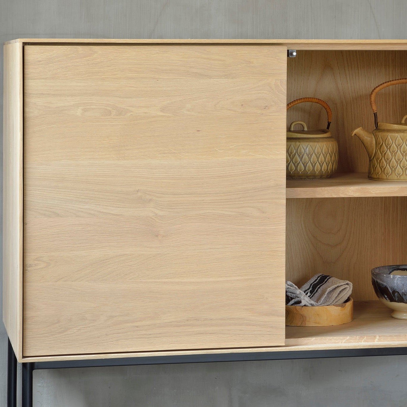 Ethnicraft Whitebird Sideboard in oak, FSC-certified solid oak