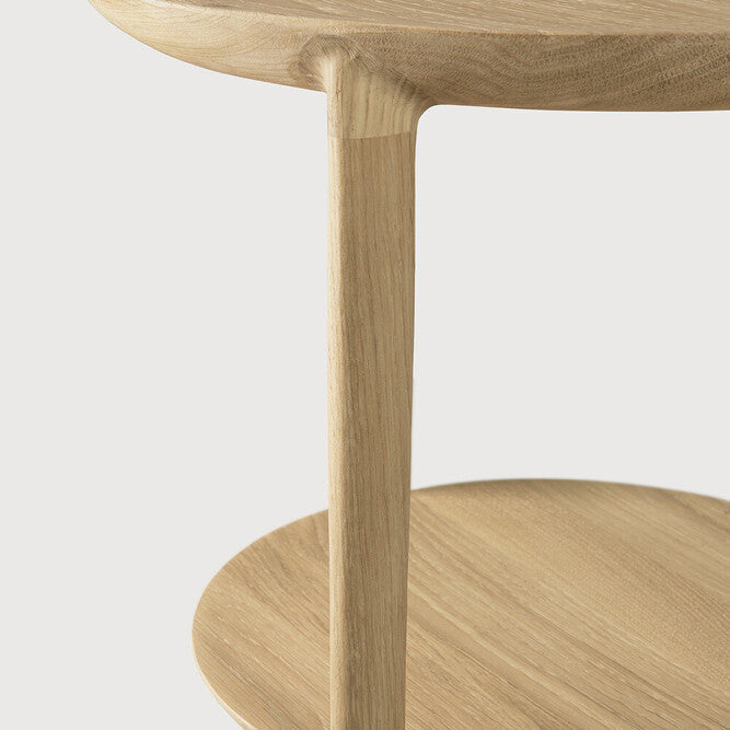 Ethnicraft Bok Side Table, FSC-certified solid wood furniture by Belgian brand